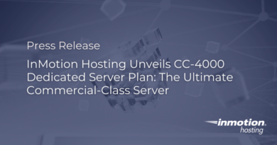 InMotion Hosting Unveils CC-4000 Dedicated Server Plan Banner